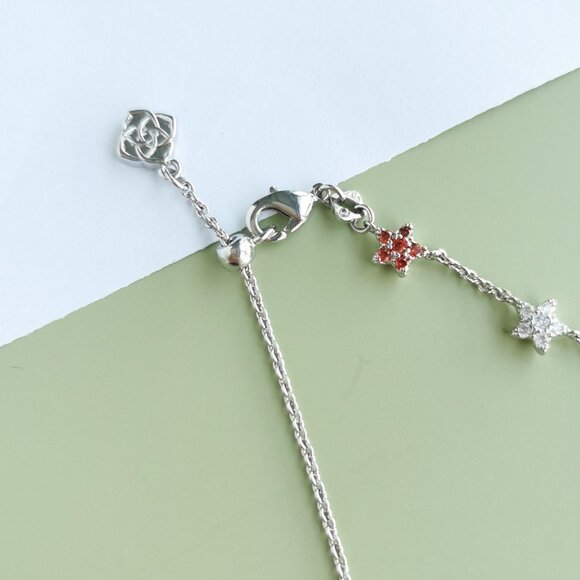 Kendra Scott Sierra Star Crystal Chain Bracelet - Silver - Picture 3 of 5